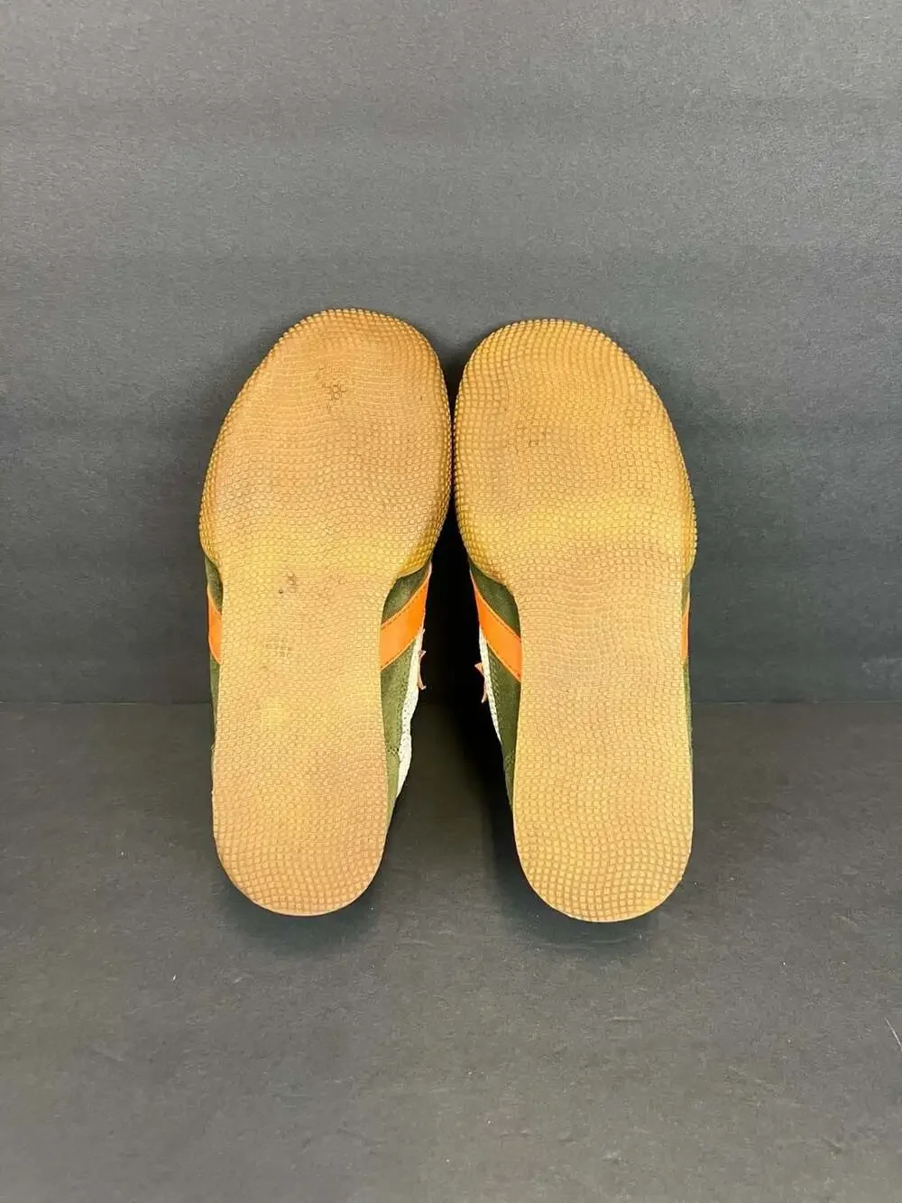 Converse Targa OX Suede Olive Green and Orange Mesh Sneakers Size 8 - Picture 7 of 7